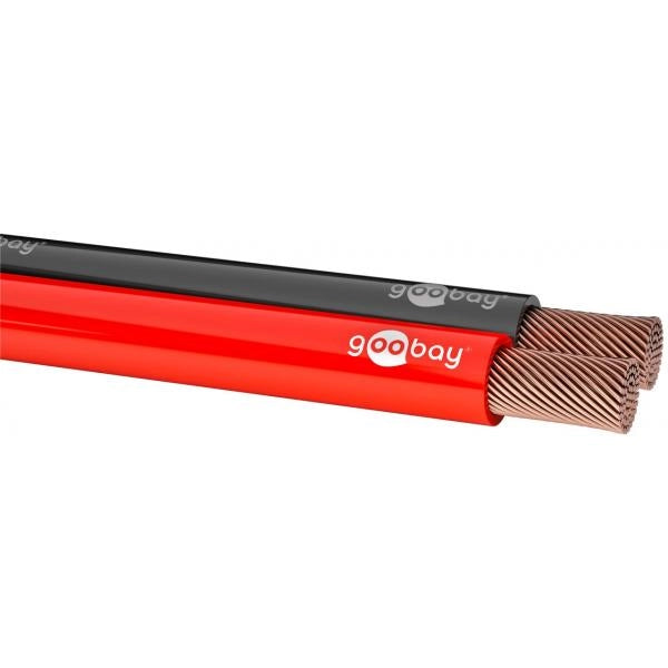 Cavo Audio per diffusori acustici Nero/rosso 0,75 mm rotolo 50 mt