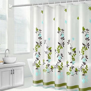 Douchegordino per bagno 180x200cm - Douchegordino veloce asciugamento con ganci - Douchegordino impermeabile e schiumogeno - con 12 anelli per Douchegordino - per doccia e bagno