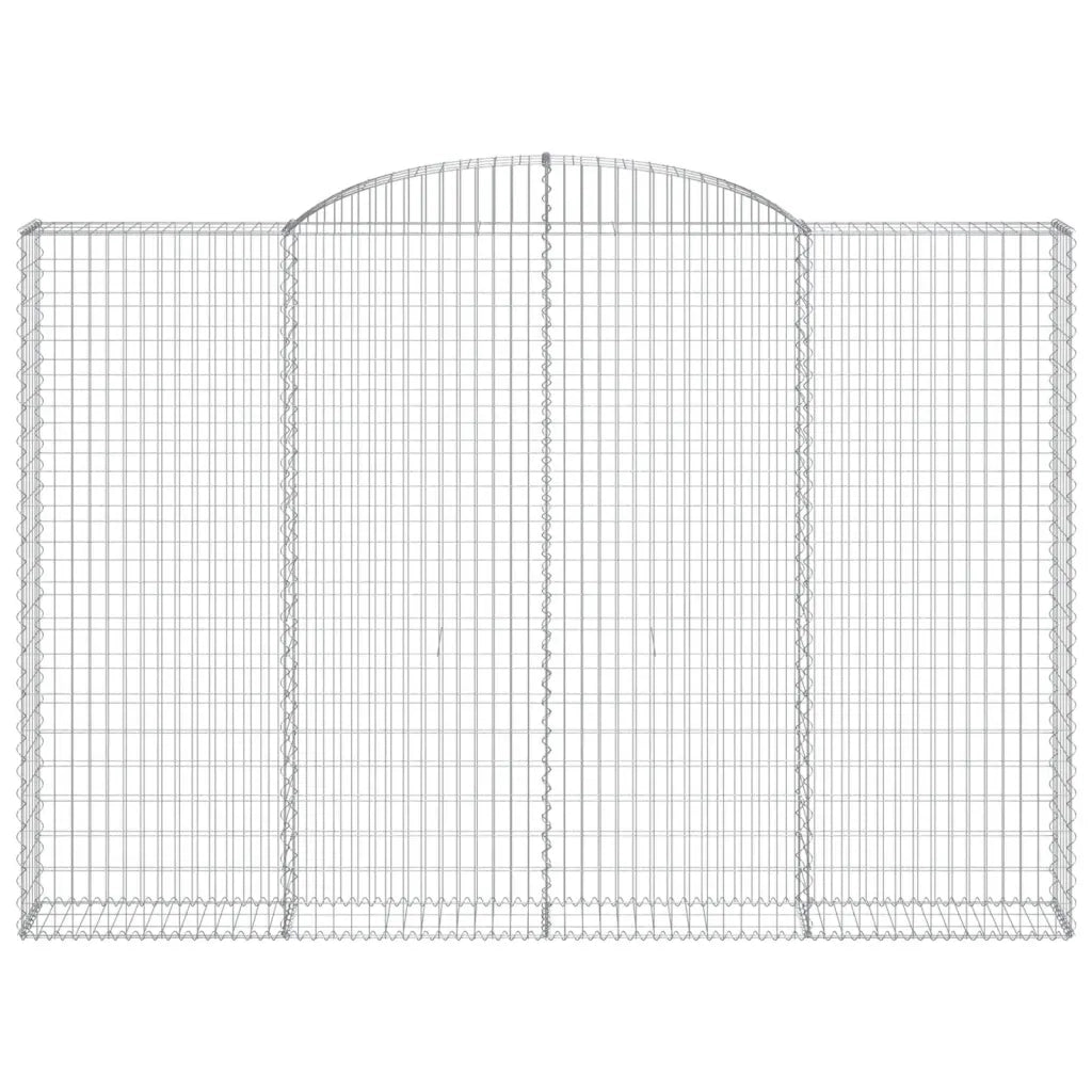 Cesti Gabbioni ad Arco 5 pz 300x30x200/220 cm Ferro Zincato 3146614