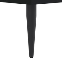 Giroletto Nero 200x200 cm in Legno Multistrato 832214