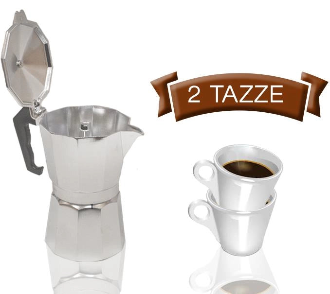 MAURY'S CAFFETTIERA MICA LA MOKA DA 2 TAZZE