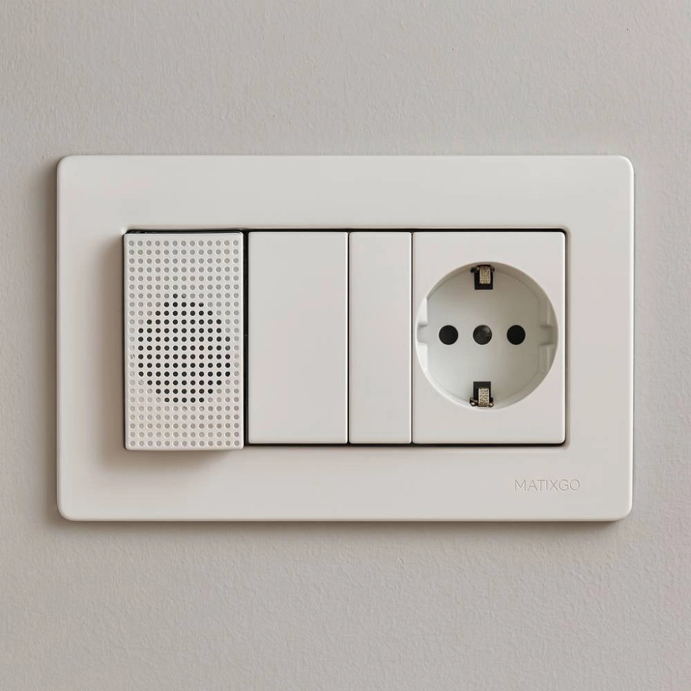 Ronzatore acustico bticino jw4356v230 230vac 80db bianco 1 modulo