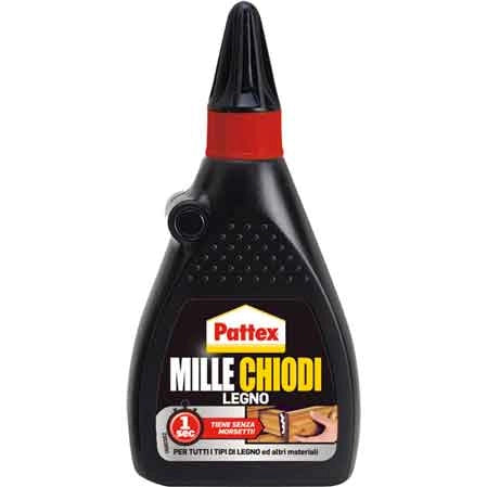 COLLA DI MONTAGGIO 'MILLECHIODI LEGNO' PATTEX 100 gr - PATTEX