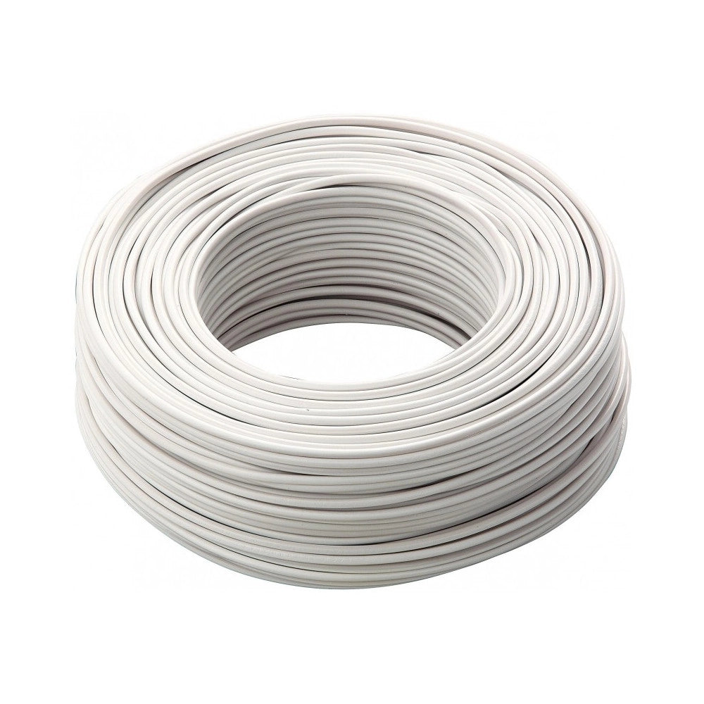 Trade Shop - Cavo Matassa 50 Mt Bobina Gommato Tripolare 3 Fili Poli Schermato 3x1.0 Ignifugo -