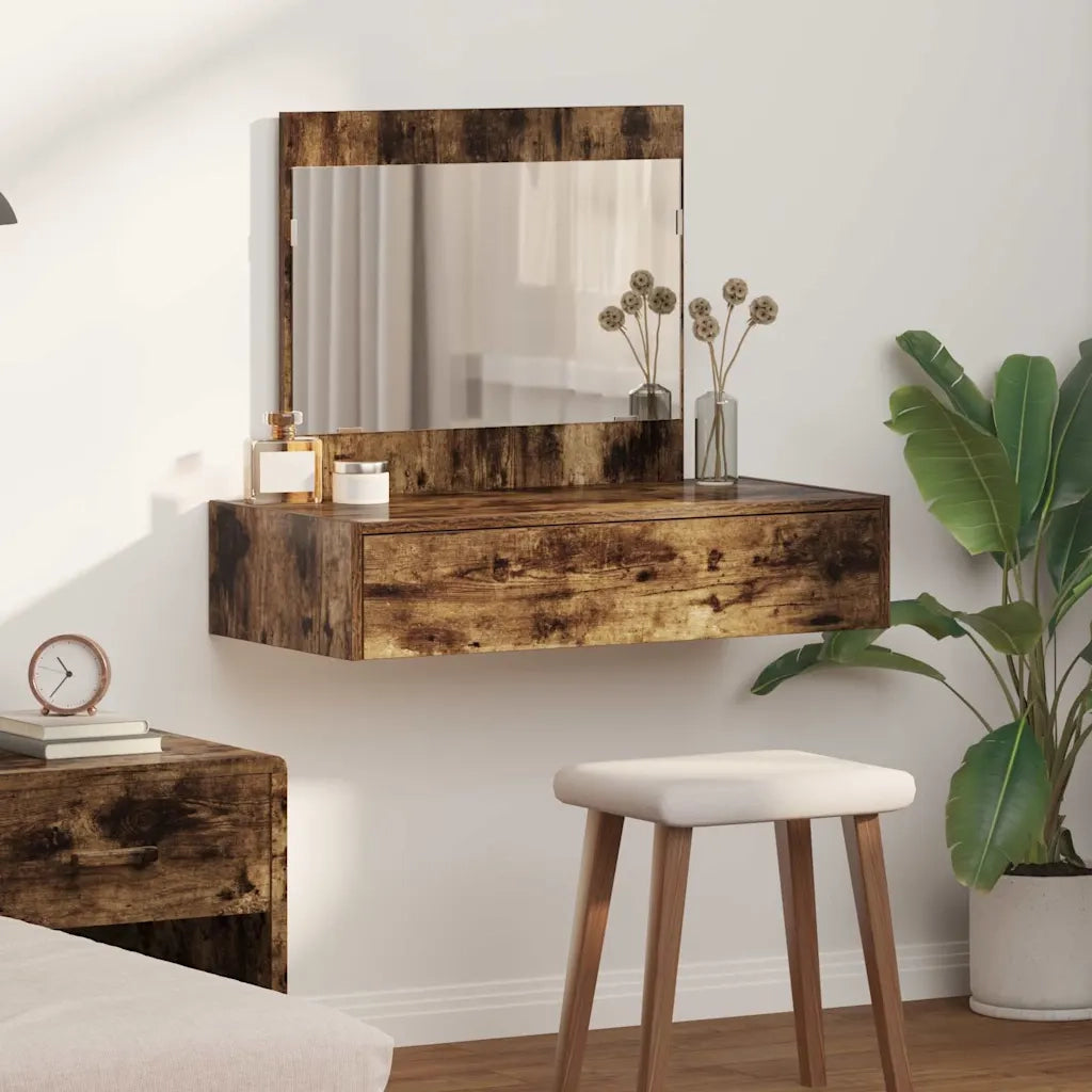 Tavolo da Trucco Marrone 83 x 40 x 70 cm Legno multistrato 865203