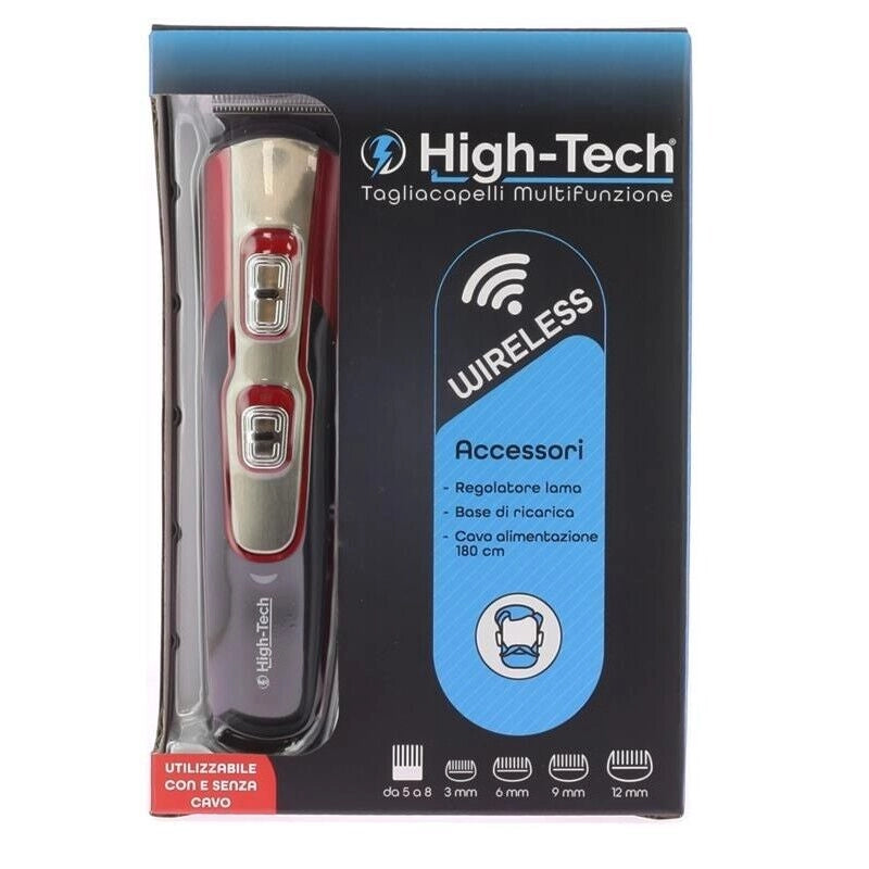 HIGH-TECH TAGLIACAPELLI MULTIFUNZIONE CON BASE 2W
