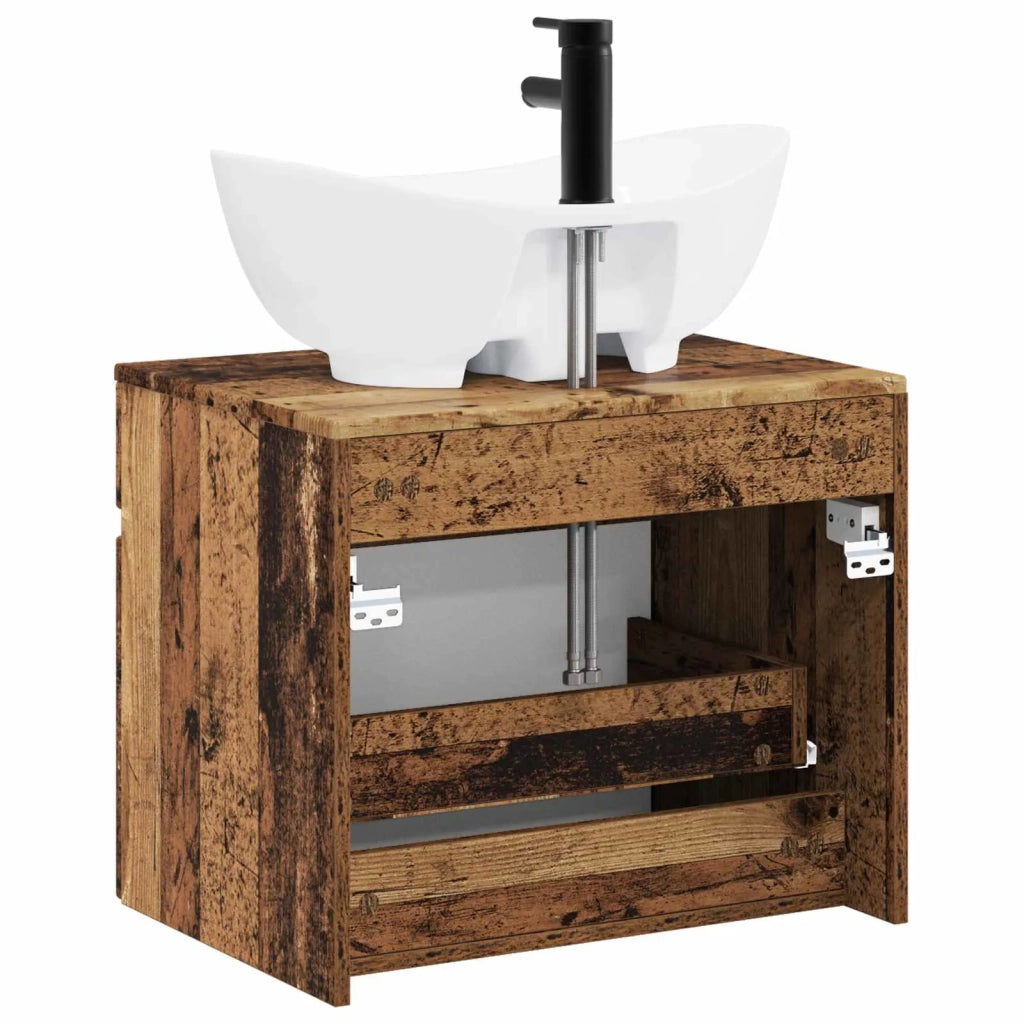 Set di mobili per il bagno Legno antico Legno ingegnerizzato 3404318