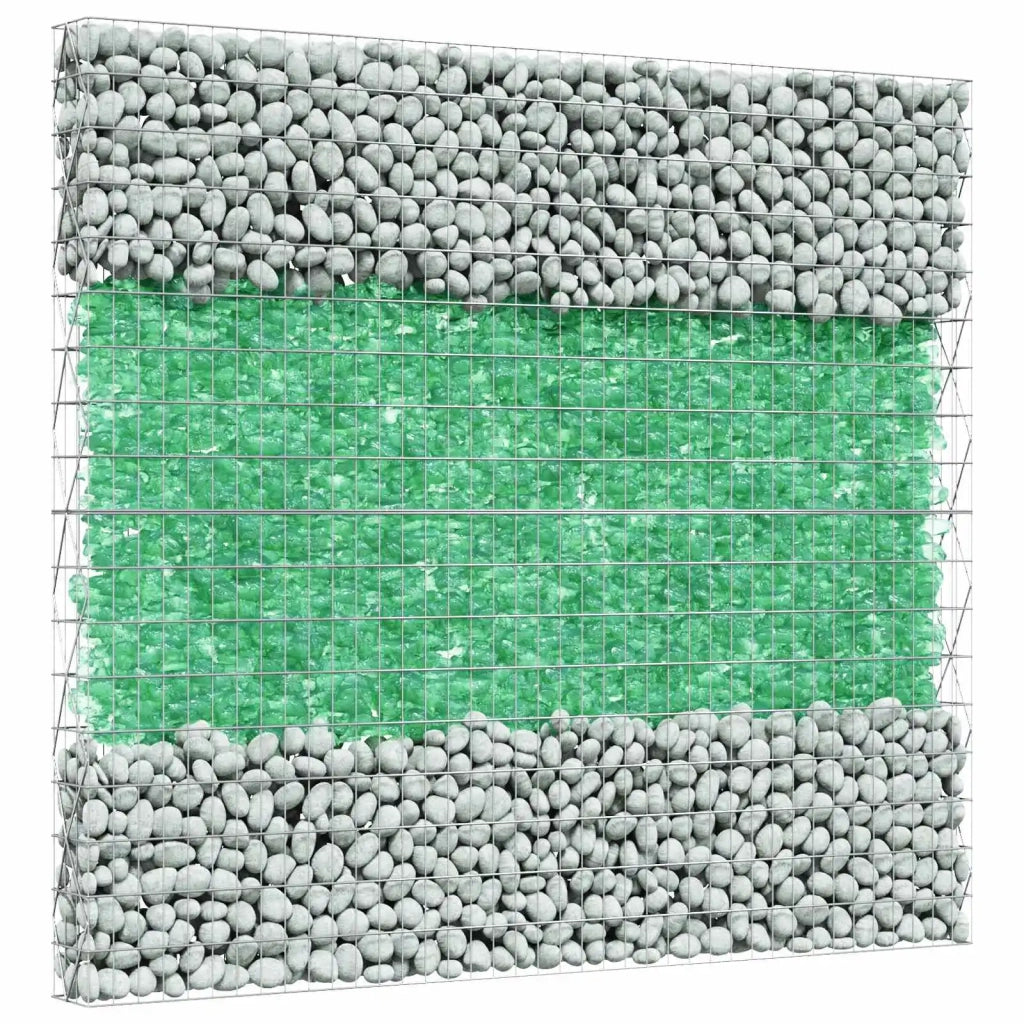 Sassi da Giardino Verde chiaro 12 cm Vetro CFW4443313