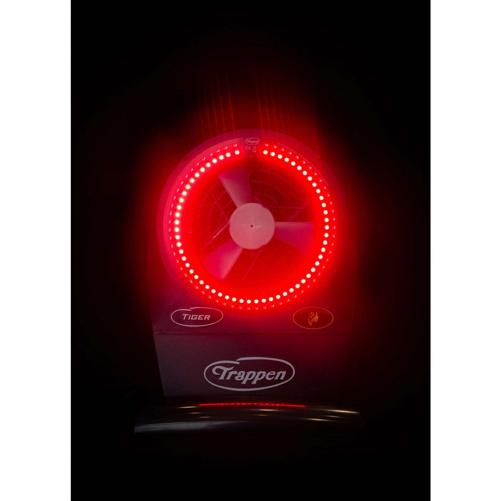 Zanzariera Elettrica ad Aspirazione 13W Trappen Tiger Beauty con Luce Rossa 660 nm