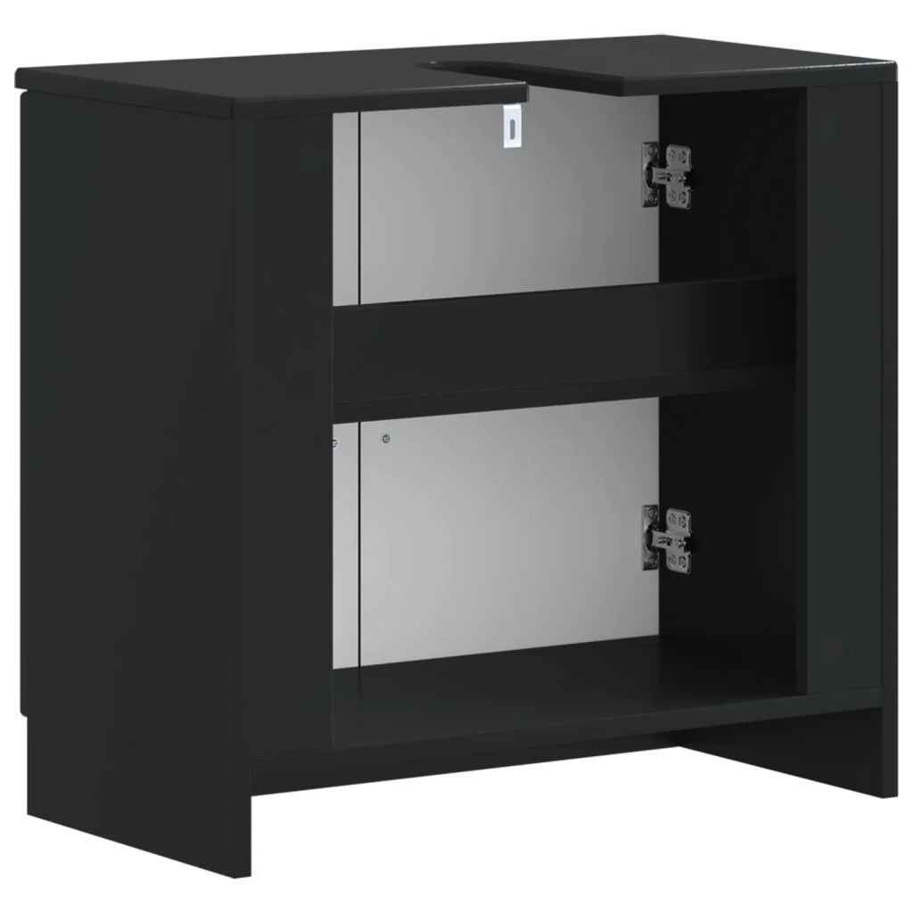 Armadio per Lavabo da Bagno UTRECHT Nero 59,5 x 31,5 x 59 cm 897666