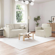 Set di divani 2 pcs Crema 138 x 78 x 80 cm Velluto