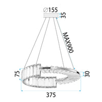 Lampada Led App1527-cp40 Chrome