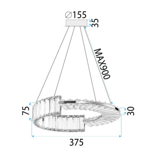 Lampada Led App1527-cp40 Chrome