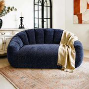 Poltrone relax, pouf, poltrone extra-large,Frevano ideali per il soggiorno e la camera da letto, blu