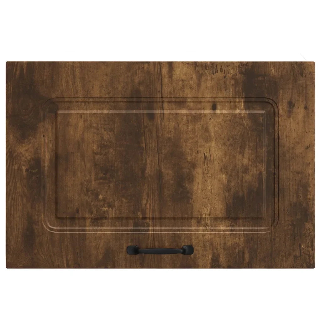 Pensile da cucina funzionale e di design 60 x 31 x 40 cm realizzato in legno composito di rovere affumicato 02_0050007
