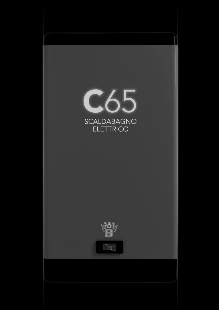 SCALDABAGNO ELETTRICO C65 VERTICALE ORIZZONTALE DOPPIA CALDAIA 65LT 5ANNI