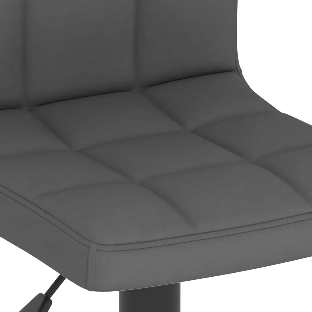 Sgabelli da Bar 2 pz in Tessuto Grigio Scuro 334281