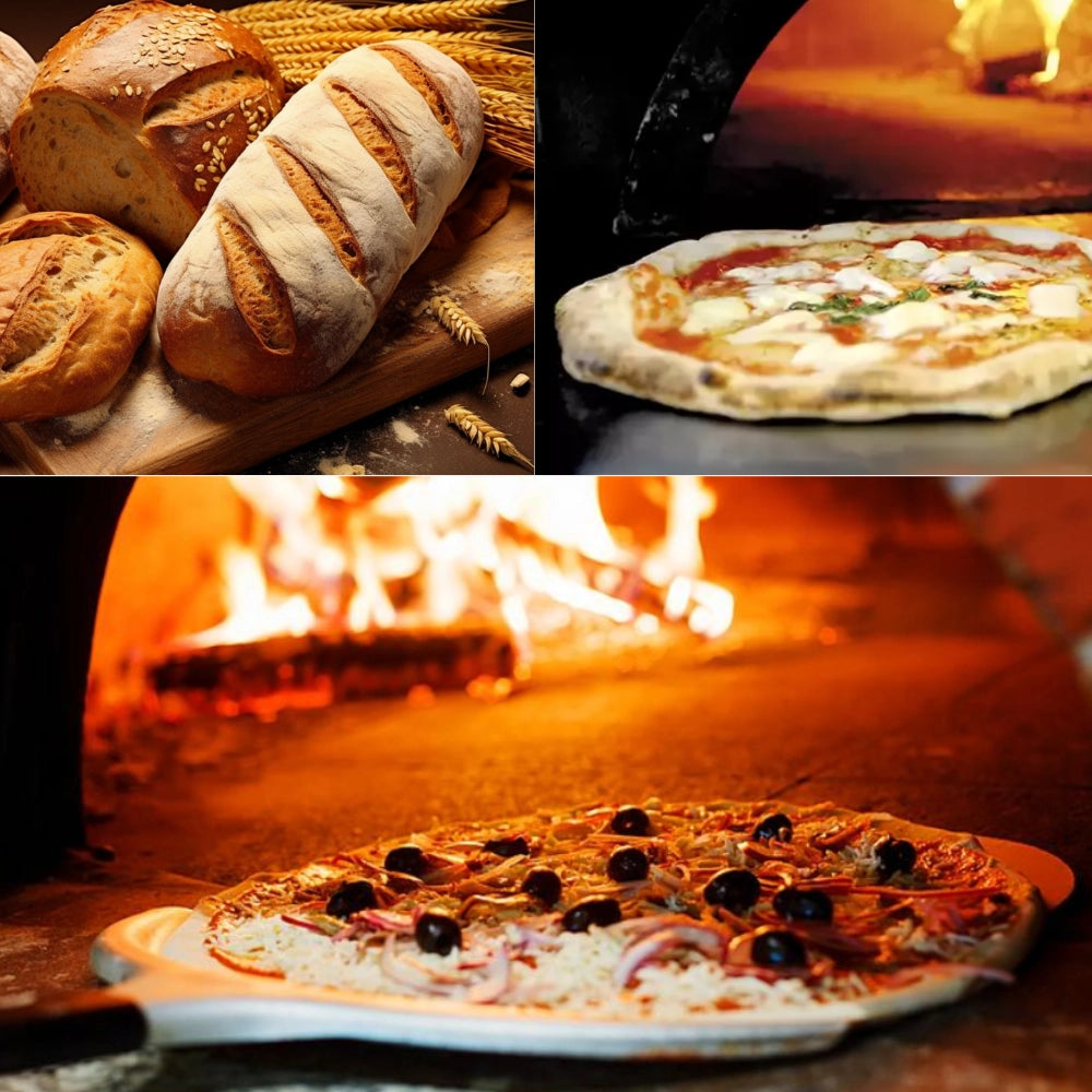 Forno legna artigianale diametro 80 cm capienza 2/3 pizze cottura diretta
