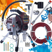 Zenthril Surge WF Set – Pompa a Pistone 1800W, 20 MPa, 2L/min | Lancia 50 cm, Filtri 30/60/100