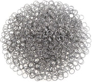 Connettore per gioielli in acciaio inossidabile - 1000 pezzi - 6 mm - inclusa scatola di conservazione