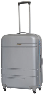 Trolley Valigia Media Rigida in ABS 4 Ruote TSA Ravizzoni Sangria Silver