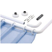 Tubo doccia tondo 80x80 bianco diametro mm 25