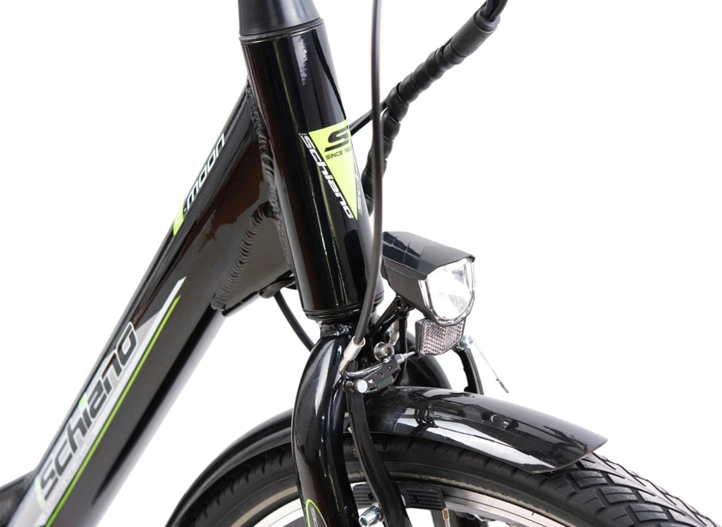 F.LLI SCHIANO E-MOON 28'' Bicicletta Elettrica da CittÃ , con Pedalata Assistita 250W, Unisex Adulto, Batteria Rimovib