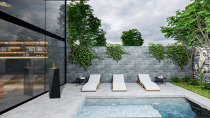 Camino a Bioetanolo da Pavimento 34,5x34,5x120 cm 1500W 1,2L Nairobi Nero