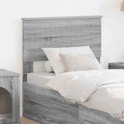 Testiera-Testata-Testiera Decorativa Grigio Sonoma 80 cm Legno multistrato 881857