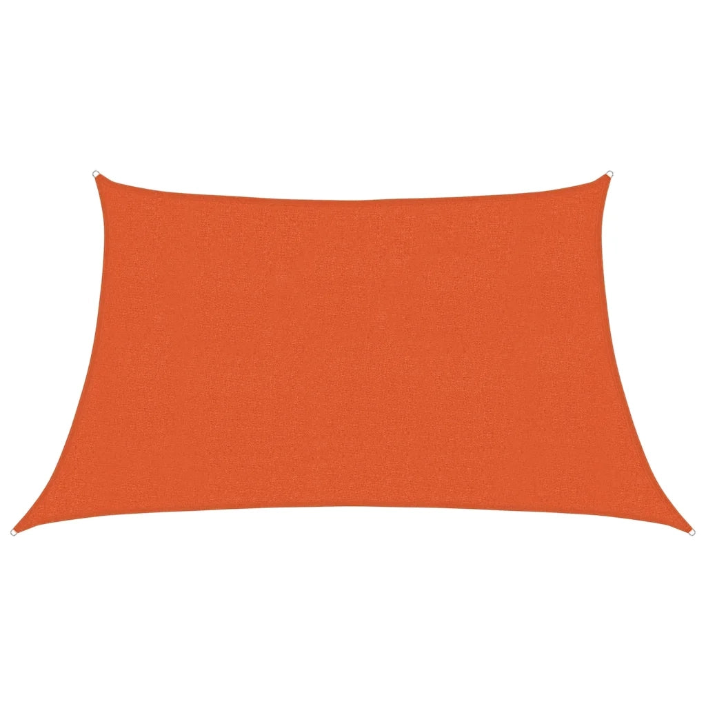 Vela Parasole 160 g/mÂ² Trapezio Arancione 3/4x2 m in HDPE
