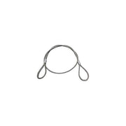 BLINKY 907042 Tiranti in Acciaio Due Asole con Fune a 114 Fili Mm 12 x 2 Mt colore Acciaio