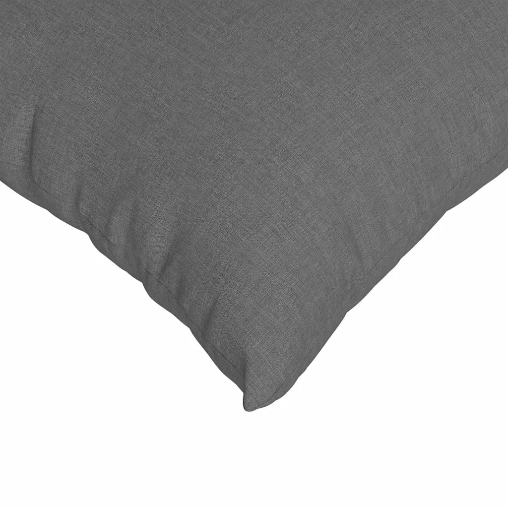 Cuscini da Divano 2 pcs Grigio scuro 80 x 80 cm Tessuto