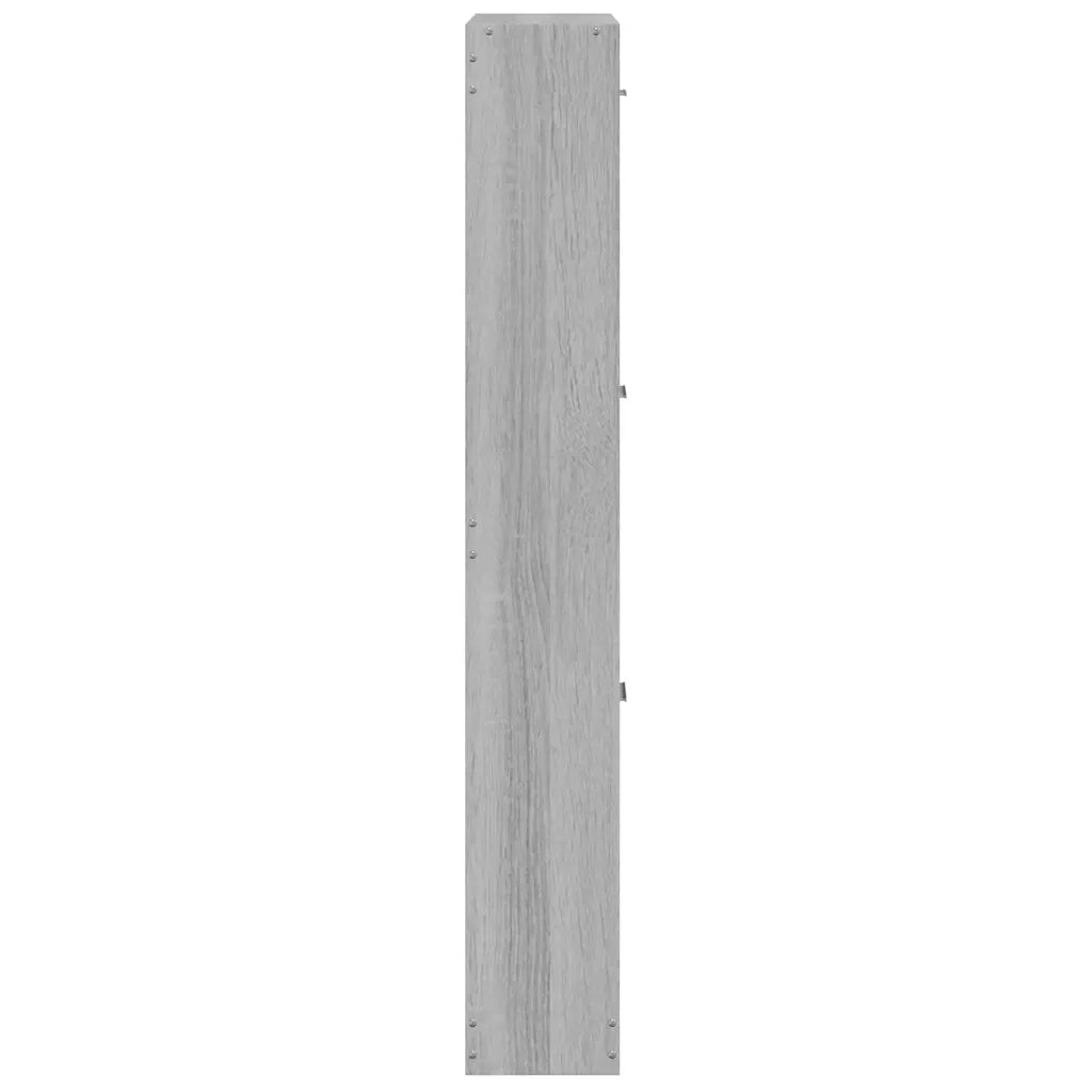 Scarpiera Grigio Sonoma 59x17x108 cm in Legno Multistrato 342532