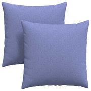 Cuscini da Divano 2 pz | Cuscini per sedie Blu jeans 80 x 80 cm Tessuto