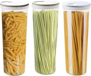 Contenitori multifunzionali - 3 pezzi - Blu chiaro/Cachi/Verde chiaro - Plastica - 10,5 x 28,6 cm