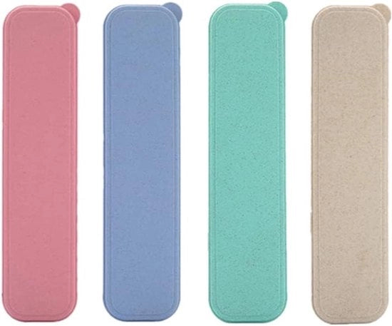 Set di cucito, servizio, contenitore di stoccaggio, plastica, portatile, cucchiai, cucchiai, forchette, contenitore di stoccaggio con coperchio, per camping, picnic, viaggi, lavoro