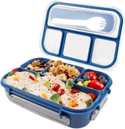 Borsa da picnic per adulti e bambini con 4 compartimenti, 1300 ml, ideale per pasti salutari in movimento