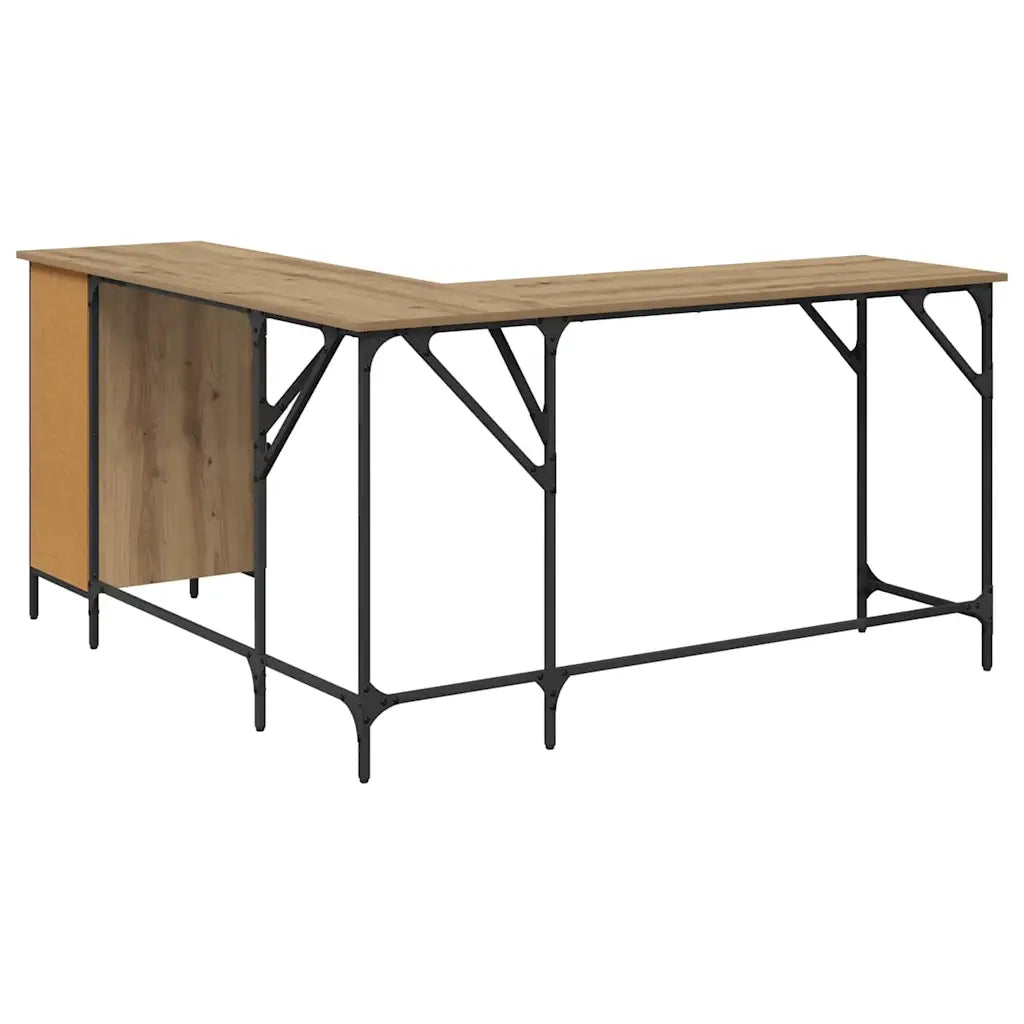 Scrivania Rovere artigianale 141 x 141 x 75 cm