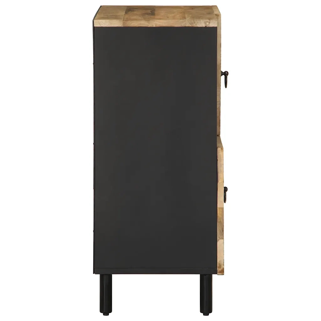 Credenza 80x33,5x75 cm in Legno Massello di Mango Grezzo 4018655