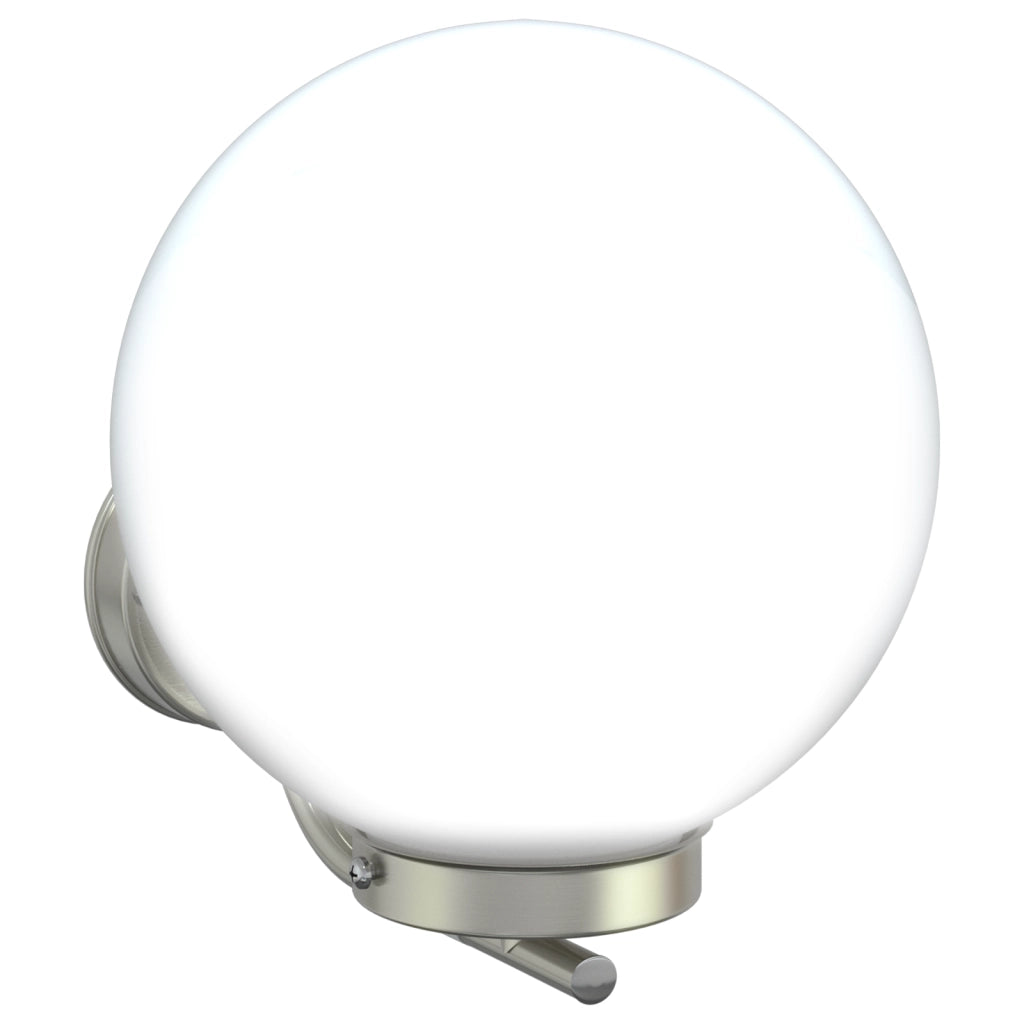 Faro da parete esterno  in acciaio inox argento IP44