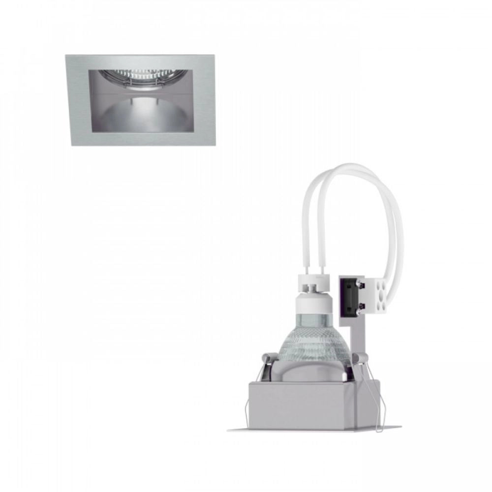 Faretto da incasso MERIKO GU10 fisso Acciaio inossidabile 230V GU10 50W