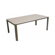 Tavolo da esterno amicasa 243005 barbados art 5 khaki