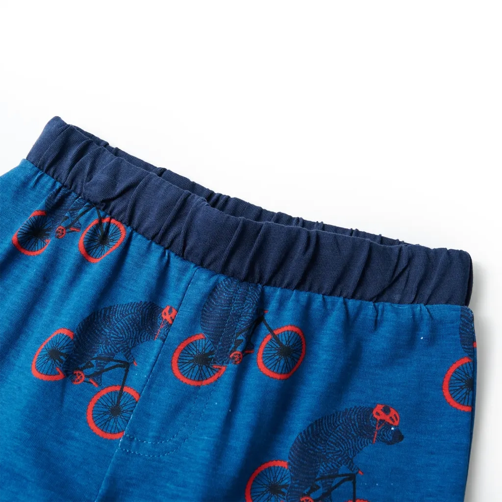 Pigiama per Bambini a Maniche Lunghe Petrolio 128 CFW5809062