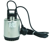 ELETTROPOMPA SOMMERGIBILE DA DRENAGGIO IN ACCIAIO PER ACQUE CHIARE MONOFASE MOD.DOC HP 0,33  KW 0,25  230 V   LOWARA S.R.L.
