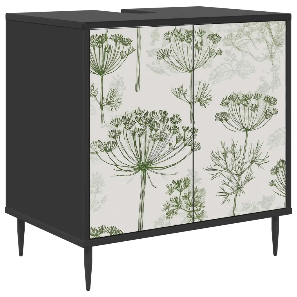 Mobile da Bagno GOTHA Rovere Nero 60 x 40 x 61 cm 8007428