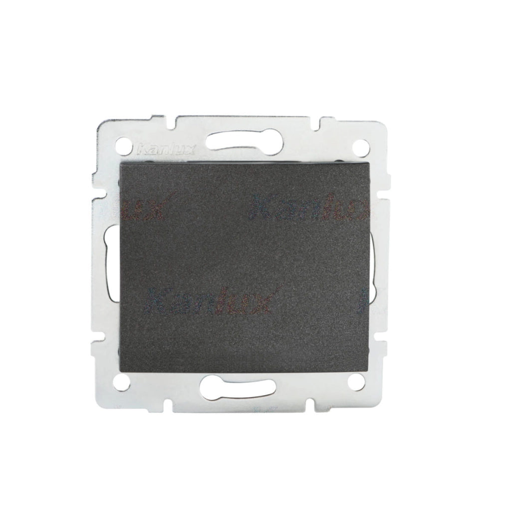 Interruttore unipolare da incasso LOGI grafite Kanlux 25243
