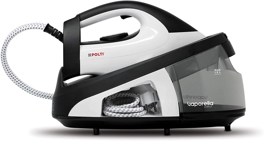 Polti Vaporella Simply VS20.20 2200 W 1,5 L Piastra in Ceramica Nero, Bianco