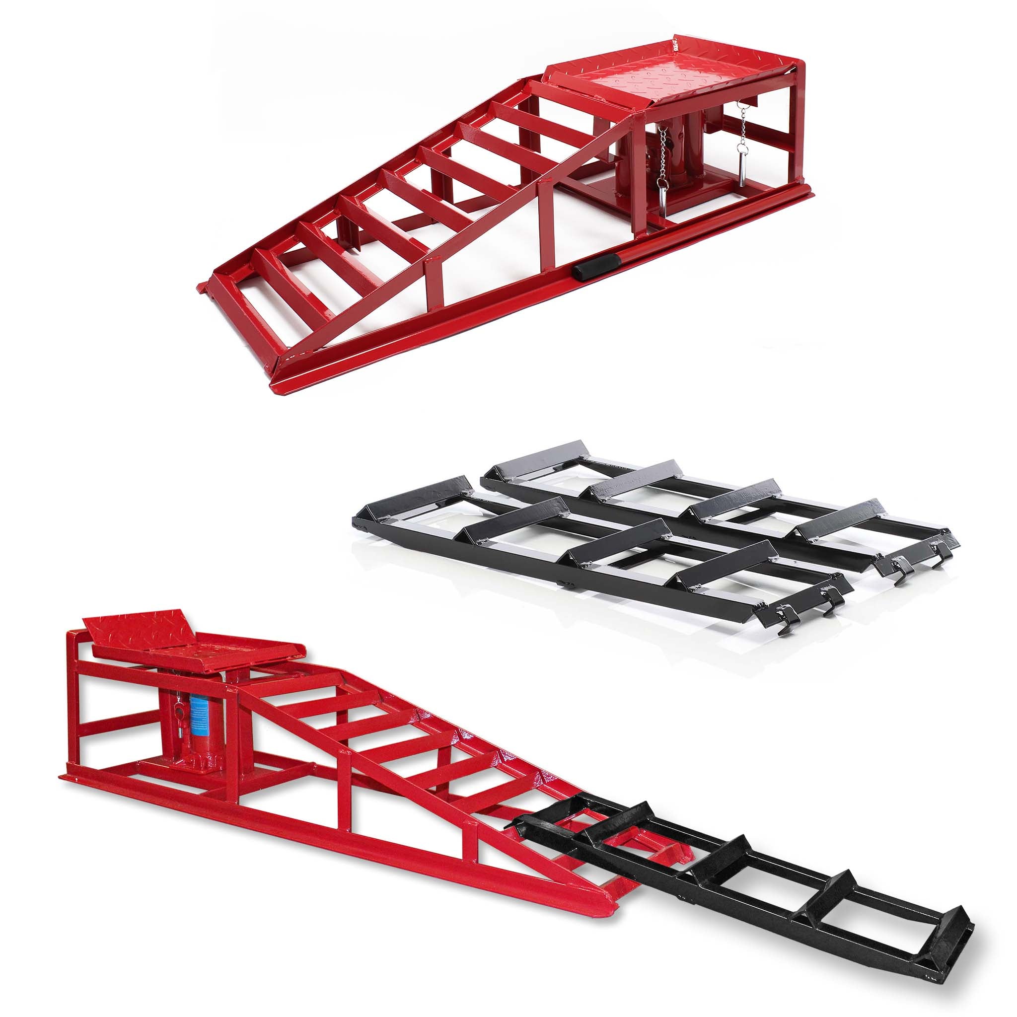 Prolunghe per rampe di carico 2x400kg Estensioni per rampa carrabile auto 650x195mm Acciaio