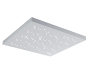 Plafoniera Led Soffitto Quadrata Cielo Stellato Bianco 75 cm Titus GD Trio