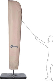 Coprioggetto per Ombrelloni a Vela - Resistente ai Raggi UV & Impermeabile 265 cm - Taupe